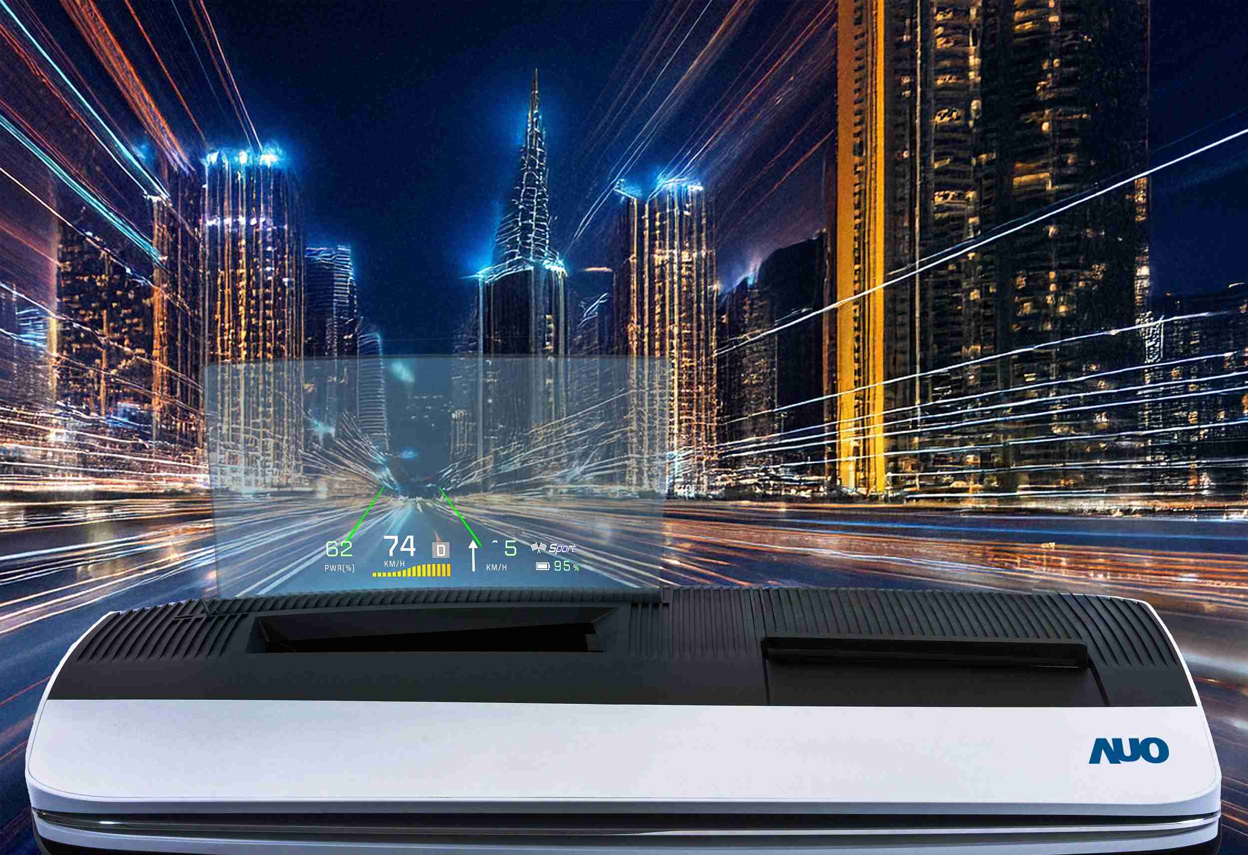 CG电子推出13吋Micro LED抬头显示器，，，，提供高入眼亮度、、、高色彩饱和度的显示质量，，，，在阳光下或黑暗中都清晰可见，，，并利用Micro LED模块体积小的优势，，，，解决车用空间有限的痛点